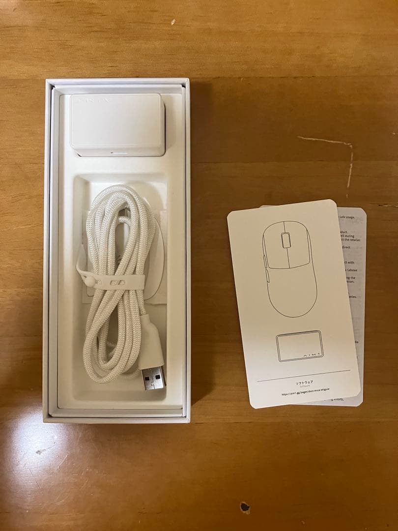 aim1 時雨 ホワイト ゲーミングマウス