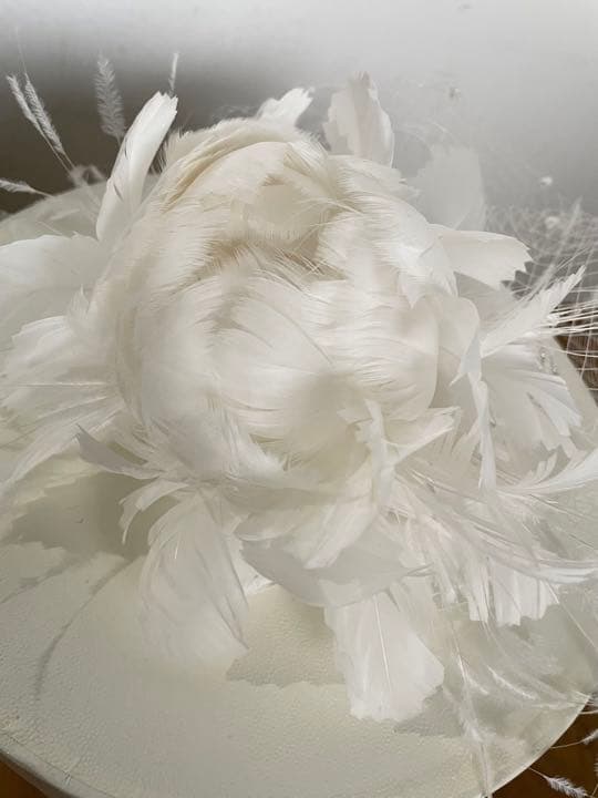 ca4la bridalカシラブライダル❤︎トーク帽 ベール羽根付き