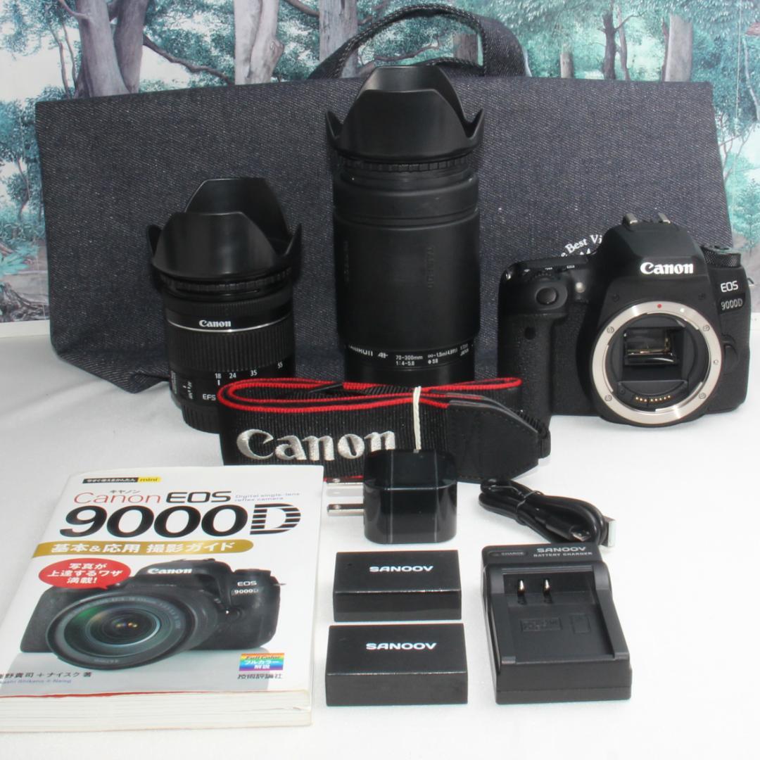 ❤️ミドルクラス一眼レフ❤️Canon EOS 9000D ダブルレンズセット