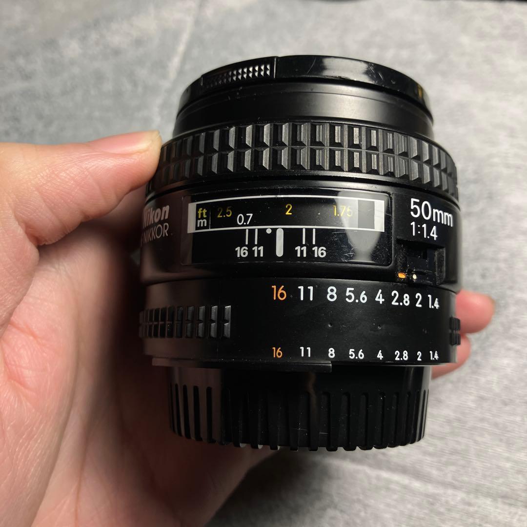 実用美品 Nikkor AF 50 1.4 レンズ