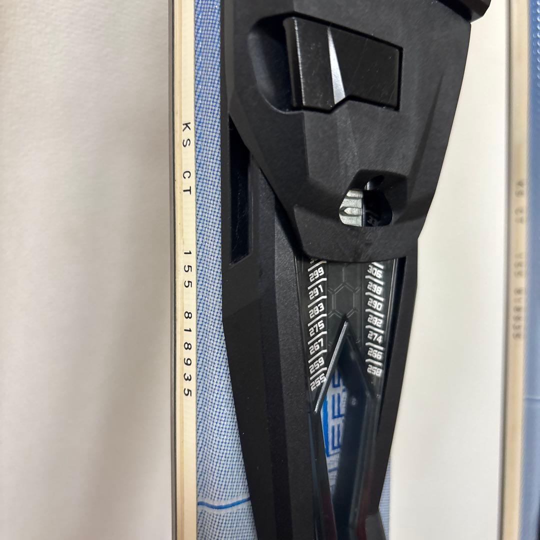 OGASAKA KS-CTスキー 板 青色 バインディング付き　155cm