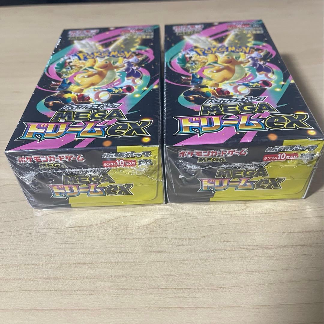 ポケモンカード MEGA ドリームex BOX シュリンク付き 2点セット