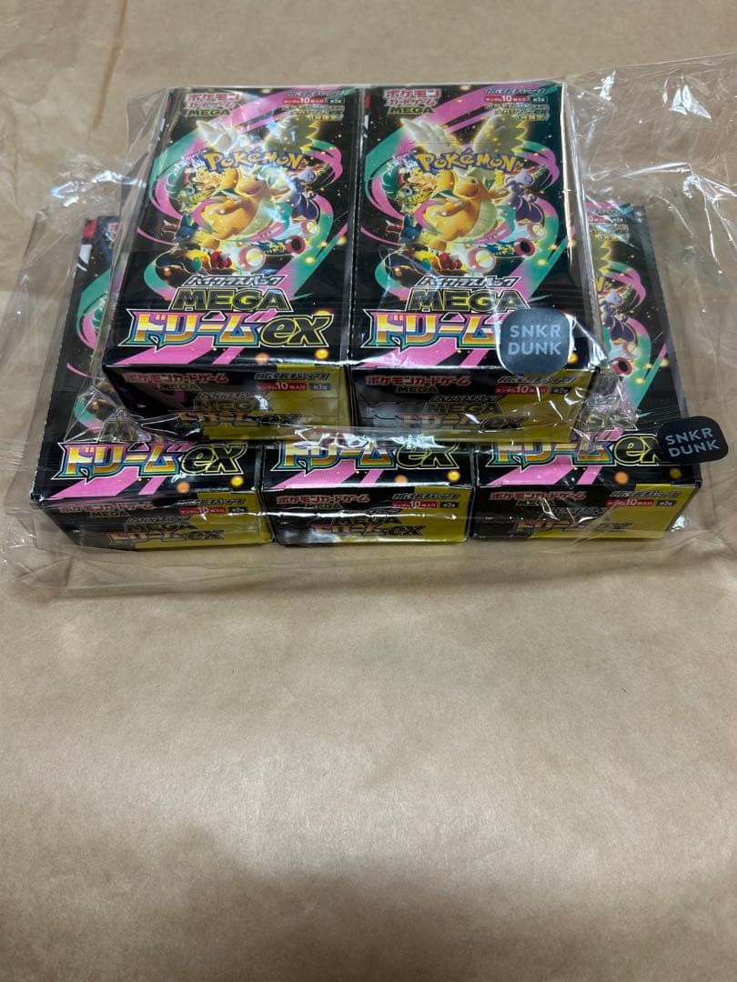 【大特価】MEGAドリームex 5BOXシュリンクなし、封入率一致