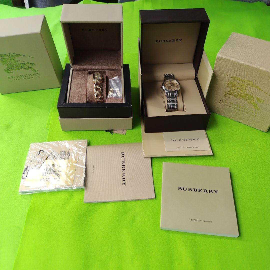 BURBERRY 腕時計 シルバー ゴールド 付属品あり