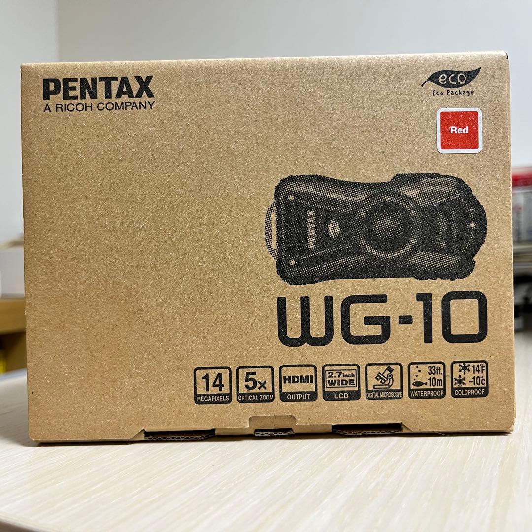 ★新品・未使用★PENTAX WG-10 デジタルカメラ 本格防水10m