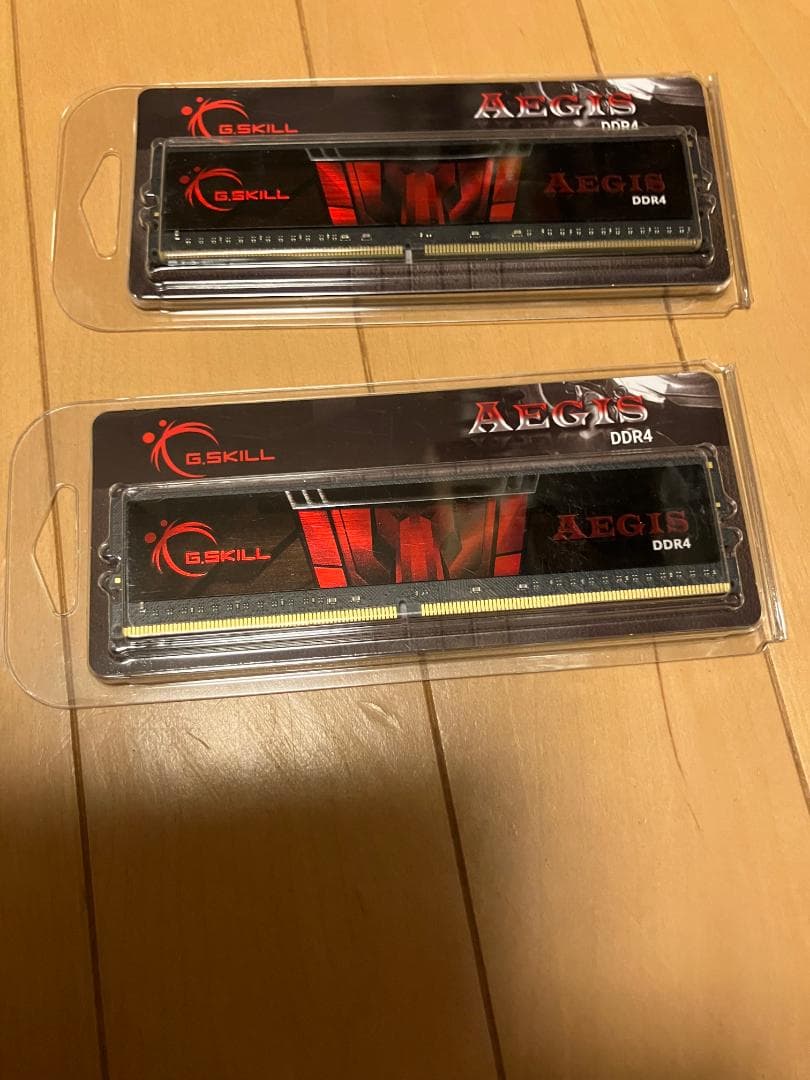 G.SKILL AEGIS DDR4 メモリー 2枚セット