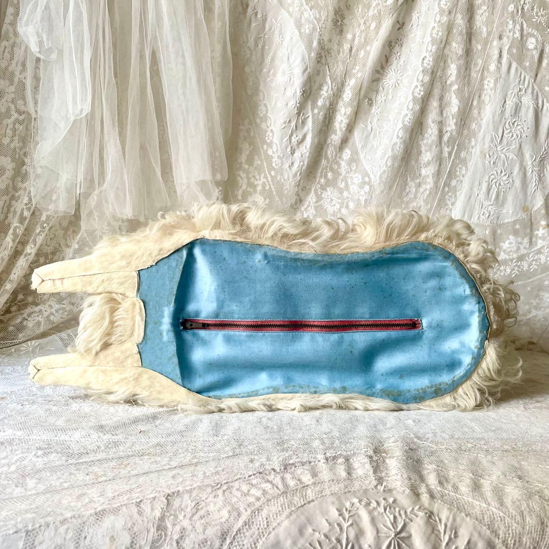 【美品】パジャマドッグ　LOU LOU フランスアンティーク　ドール　ジュモウ犬