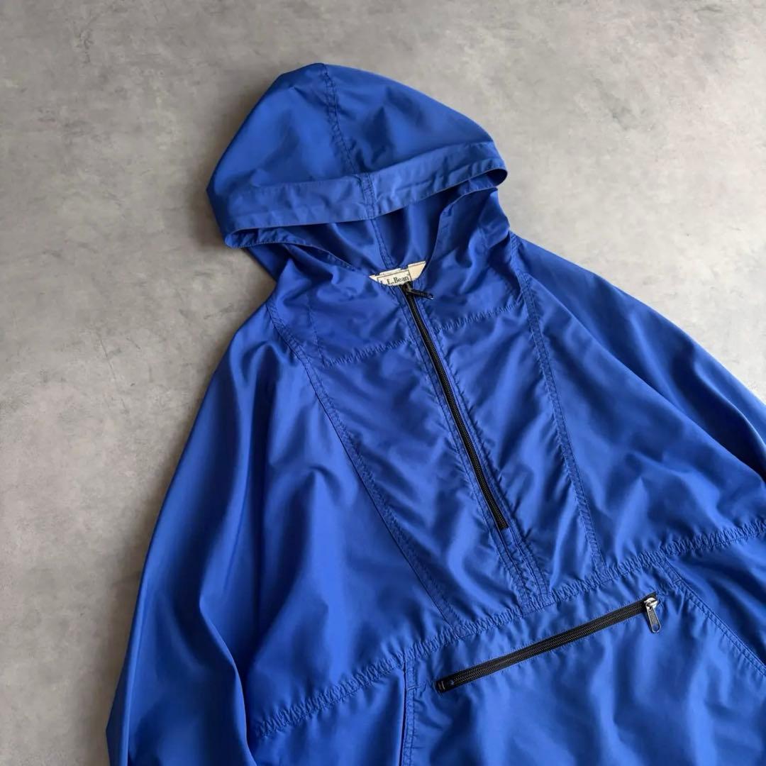 ☆USA製☆ L.L.Bean エルエルビーン アノラックパーカー ブルー