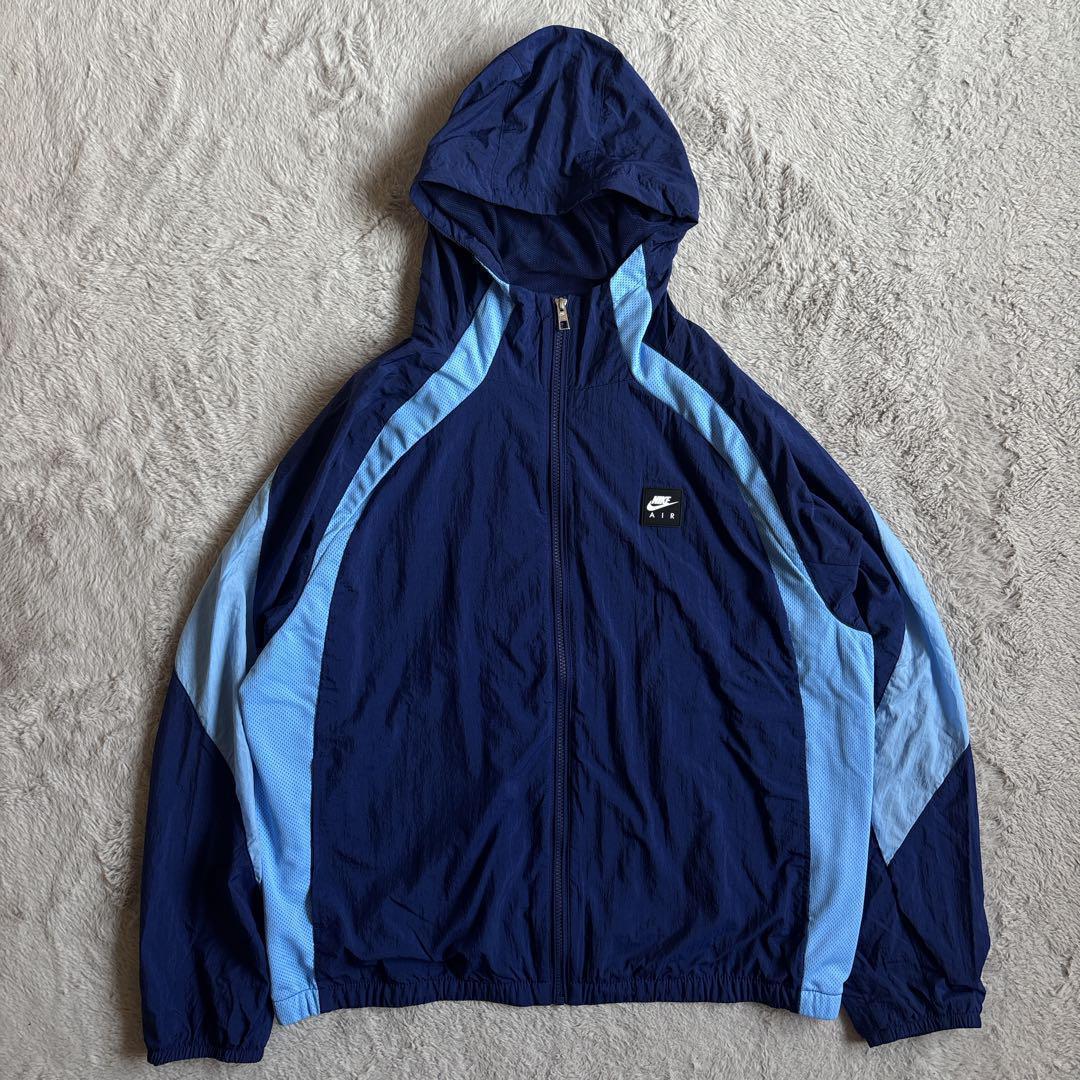 新品 NIKE ナイキ AIR ネイビー セットアップ ナイロンジャケット XL