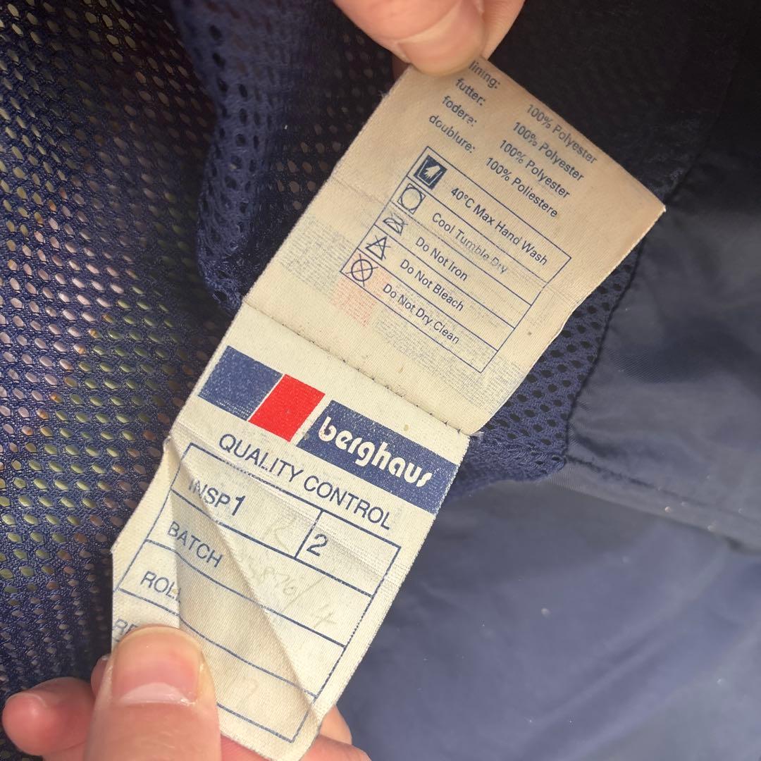 90s berghaus マウンテンパーカ　UK製