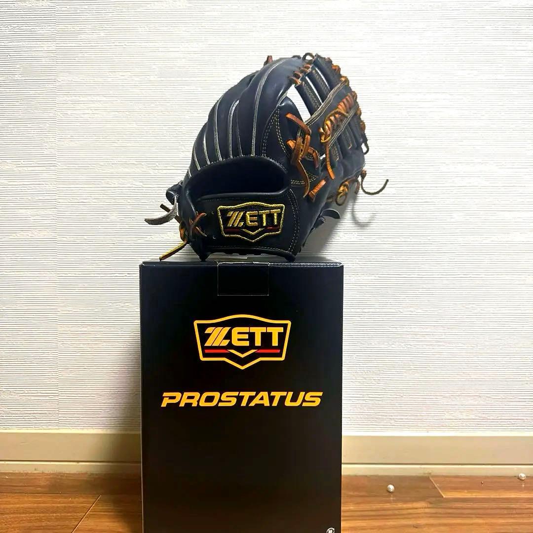 ZETTプロステータス硬式外野手用グラブ
