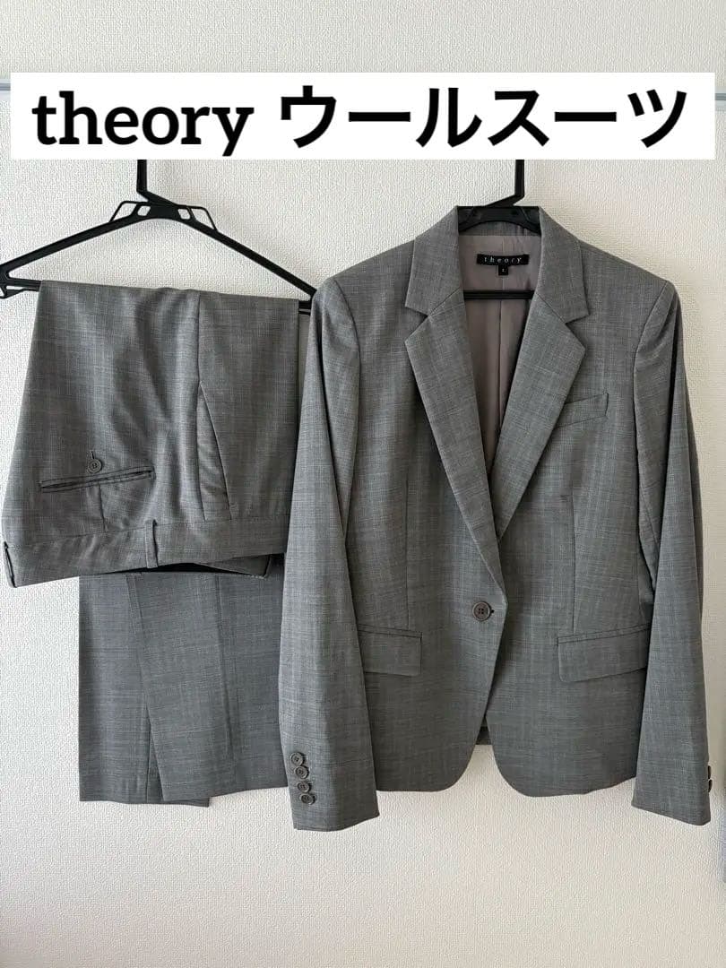 【限定お値下げ中】theory ウール　ビジネススーツ パンツスーツ