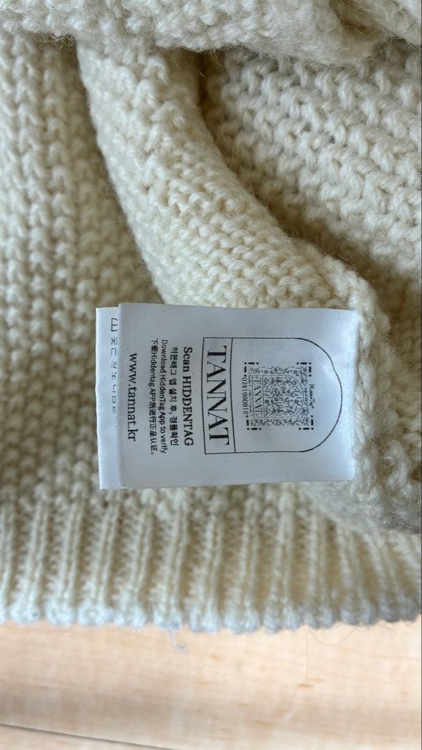 【TANNAT】T/T mittipo button cardigan