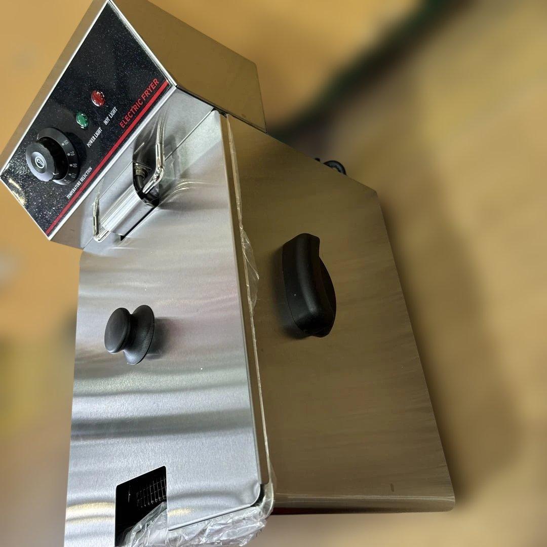 T118 電気フライヤー ステンレス製 コンパクト