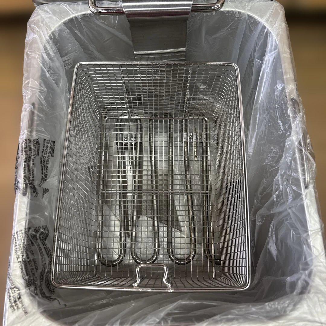 T118 電気フライヤー ステンレス製 コンパクト