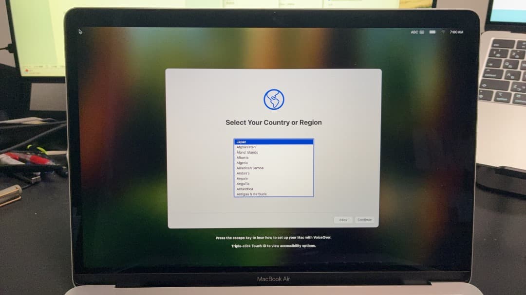 MacBook本体 M1 MacBook Air 2020 16GB SSD1TB