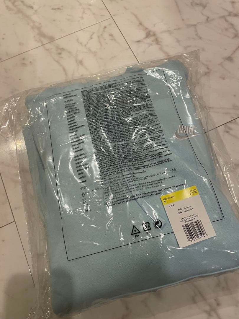 NIKE ナイキ スウェット パーカー 水色 S