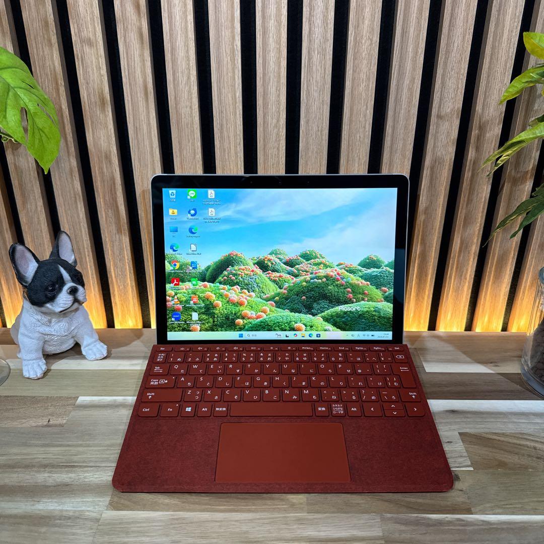 美品 2in1モデル‼️Surface Go 3☘希少レッド☘大人気ノートパソコン
