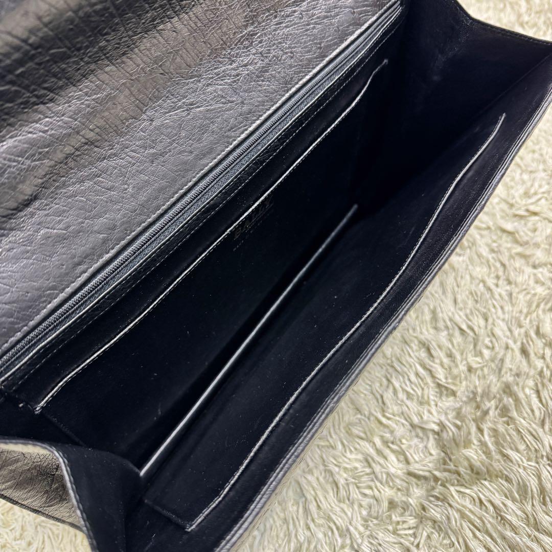 タグ付き　極美品　定価58万　バリー　オーストリッチ　ビジネスバッグ　A4収納