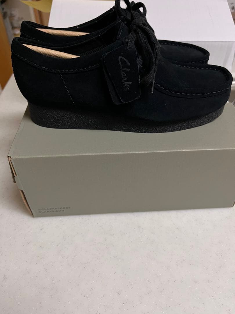 Clarks ワラビー　黒　UK5