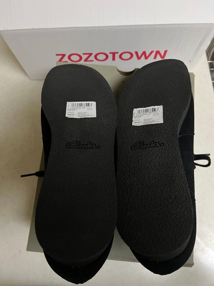 Clarks ワラビー　黒　UK5