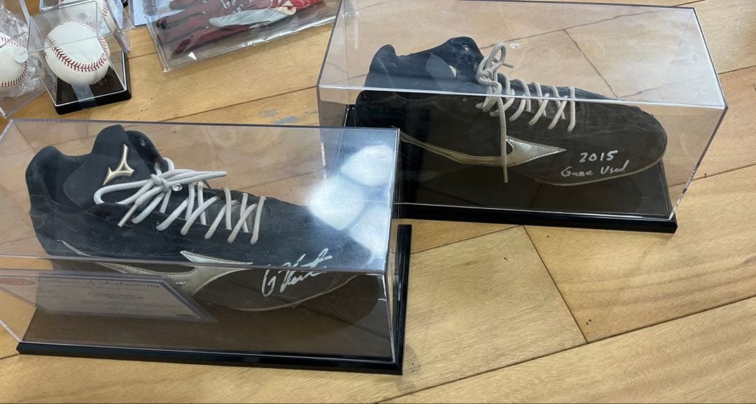 【鑑定書付き】加藤豪将選手 実使用サイン付きスパイク&シューズ
