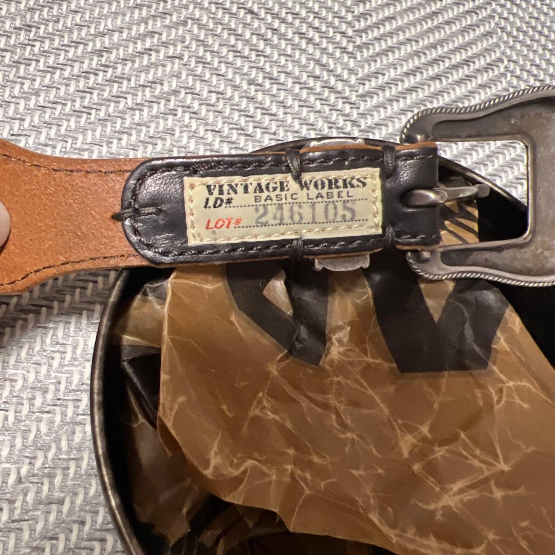 Vintage Works ウエスタンベルト