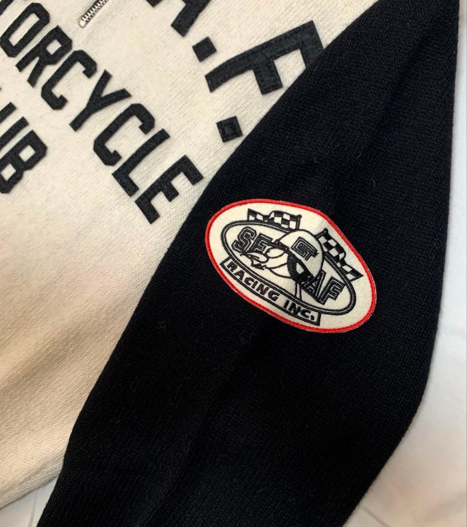 世田谷ベース SEAF モーターサイクル クラブセーター Lサイズ 所ジョージ