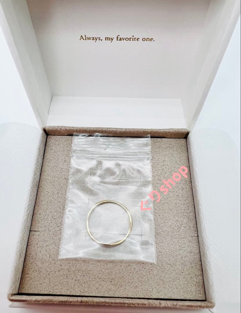 ete K10 YG 【現行品】レイヤード ウェーヴ リング 17号