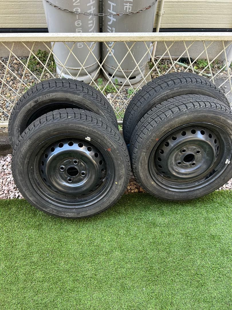 スタッドレス155/65R14 スチールホイール付きタイヤセット