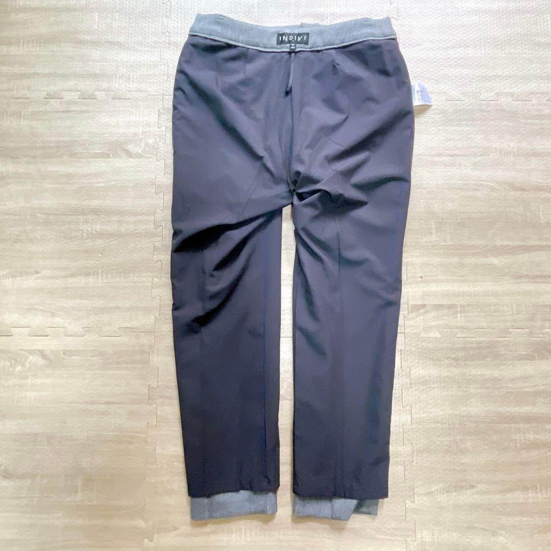 極美品⚑ INDIVI インディヴィ 現行品 洗える パンツスーツ 38 M