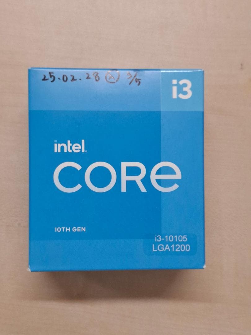 新品未使用 Intel Core i3-10105 10th Gen CPU