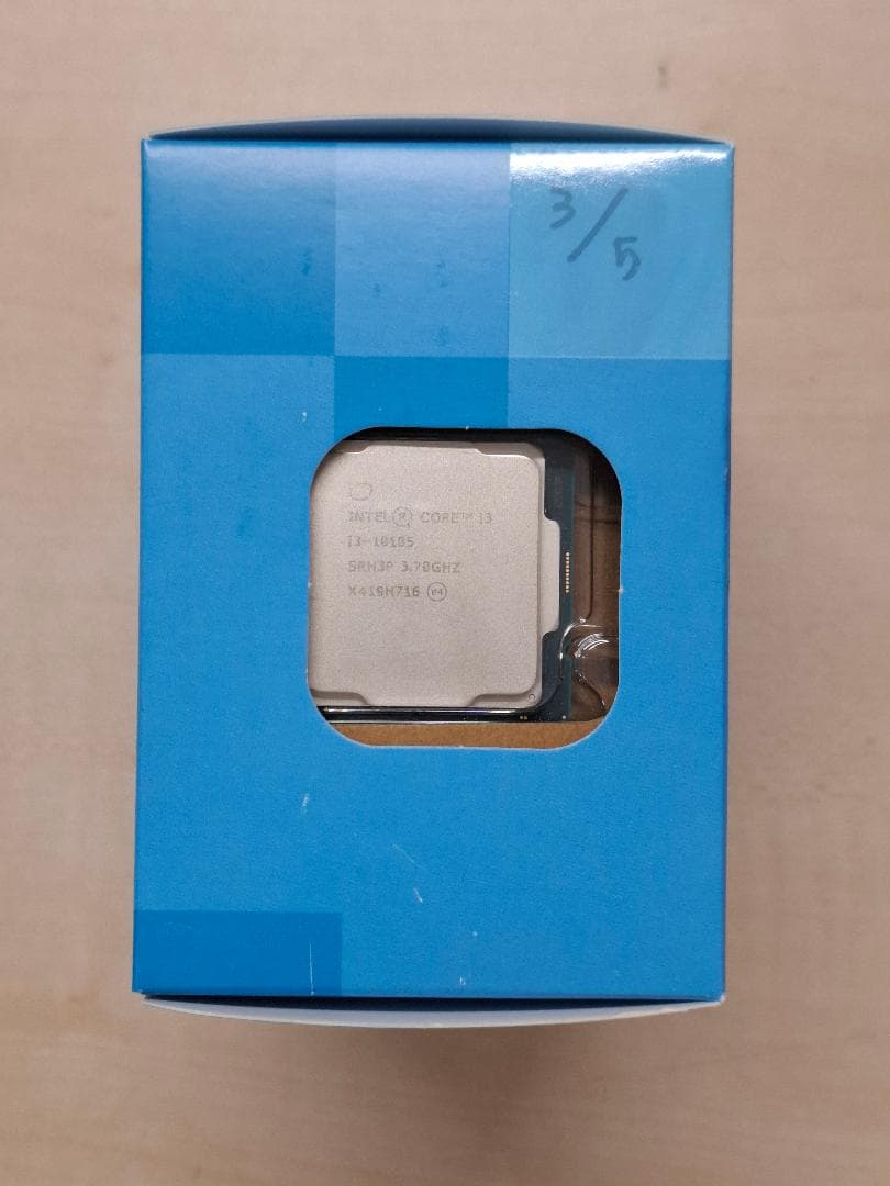新品未使用 Intel Core i3-10105 10th Gen CPU