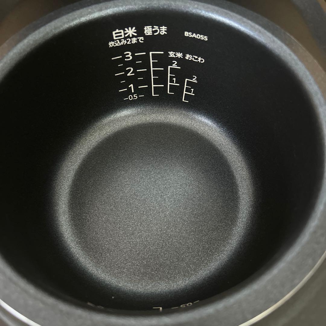 タイガーマイコンジャー炊飯器「炊きたて」JBS-A055(黒)2024年製