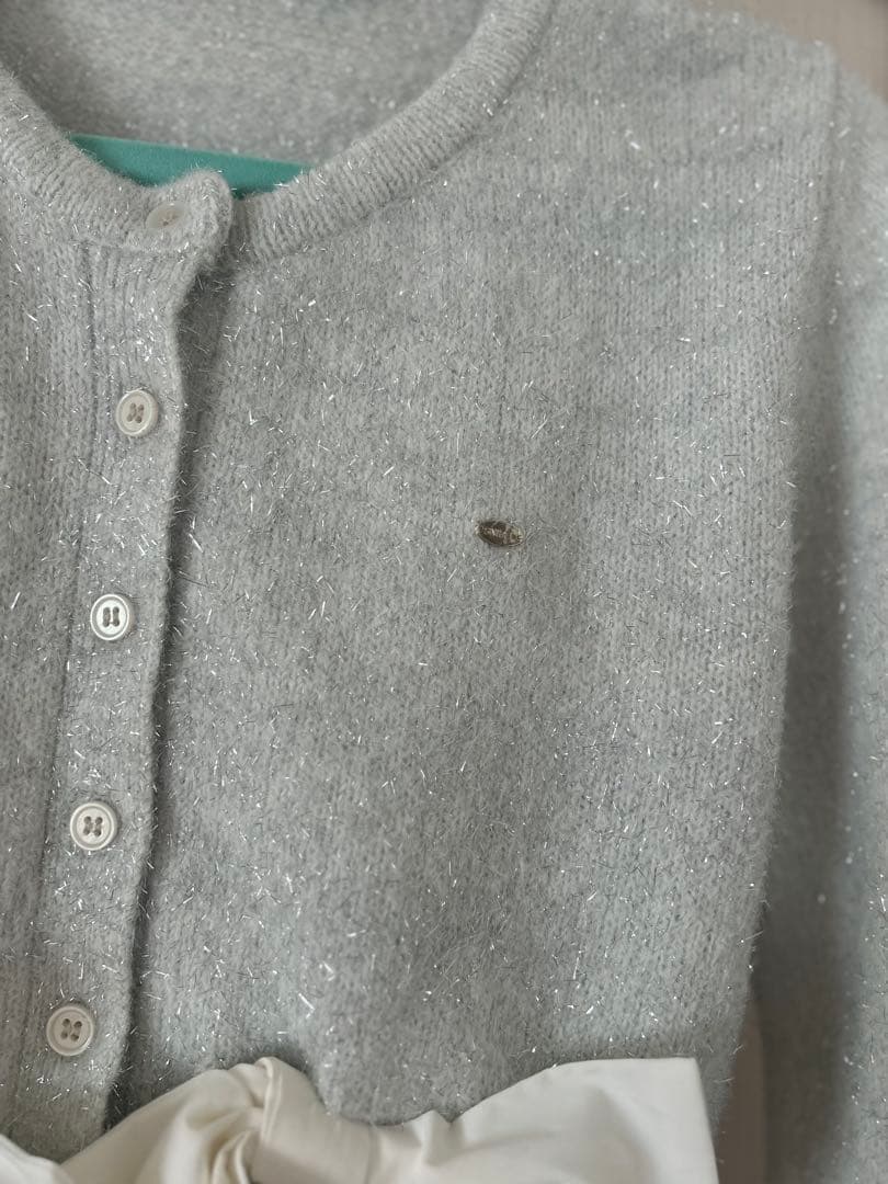 リボンモチーフカーディガン　snidel