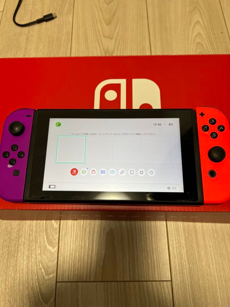 初代Nintendo Switch 本体 動作確認済 ※付属品に欠品あり