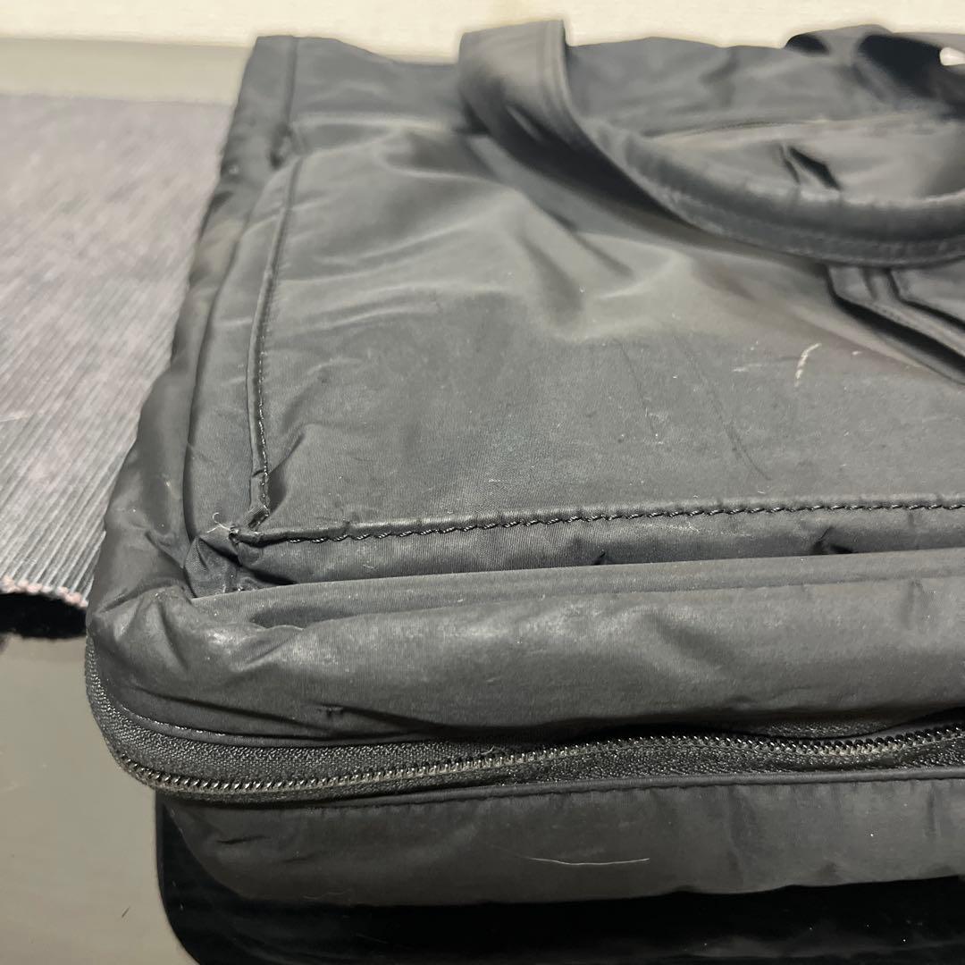 PORTER ナイロントートバッグ ブラック マチ拡張ファスナー付き ポーター