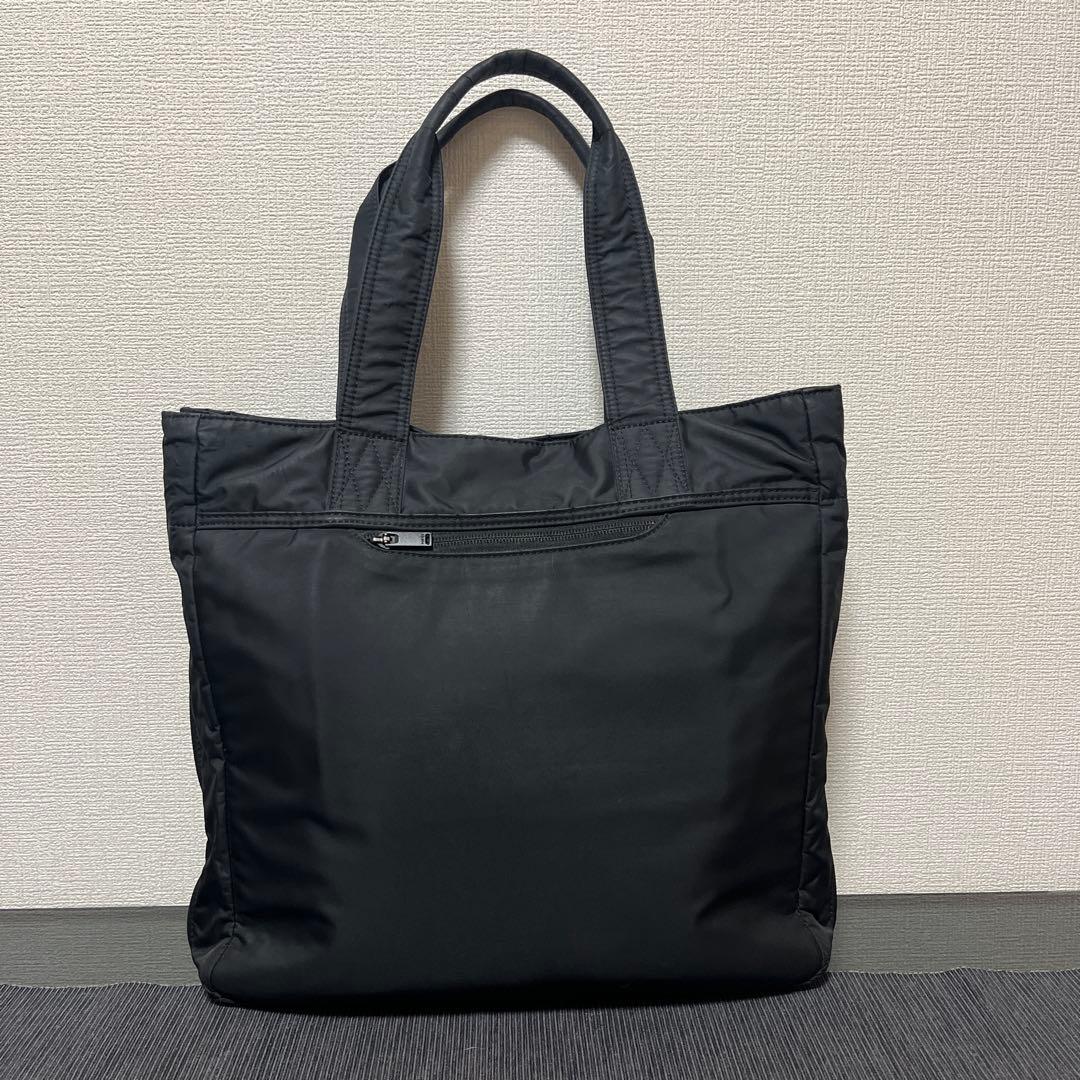 PORTER ナイロントートバッグ ブラック マチ拡張ファスナー付き ポーター