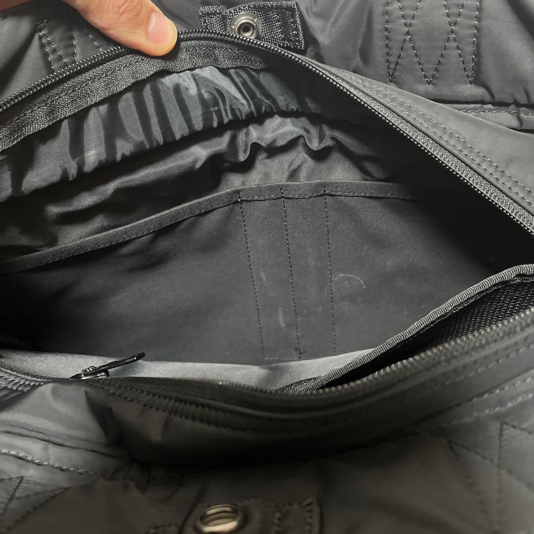 PORTER ナイロントートバッグ ブラック マチ拡張ファスナー付き ポーター