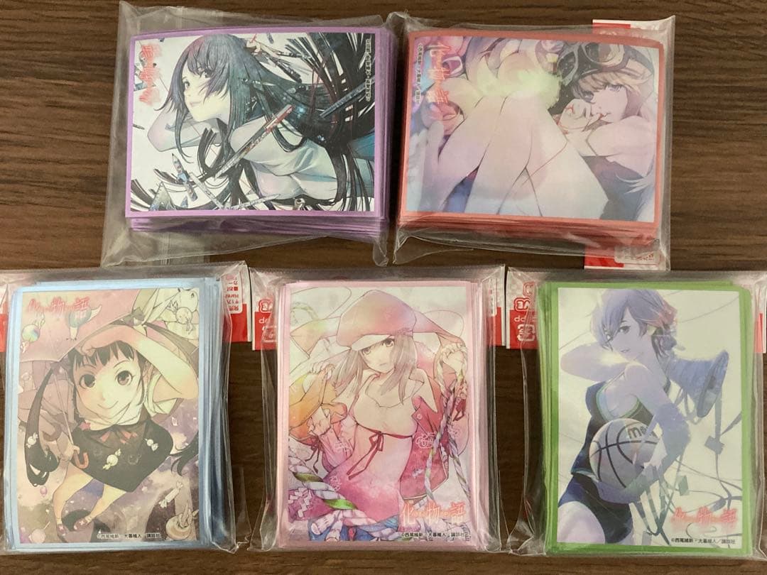 化物語　スリーブ　5種類セット