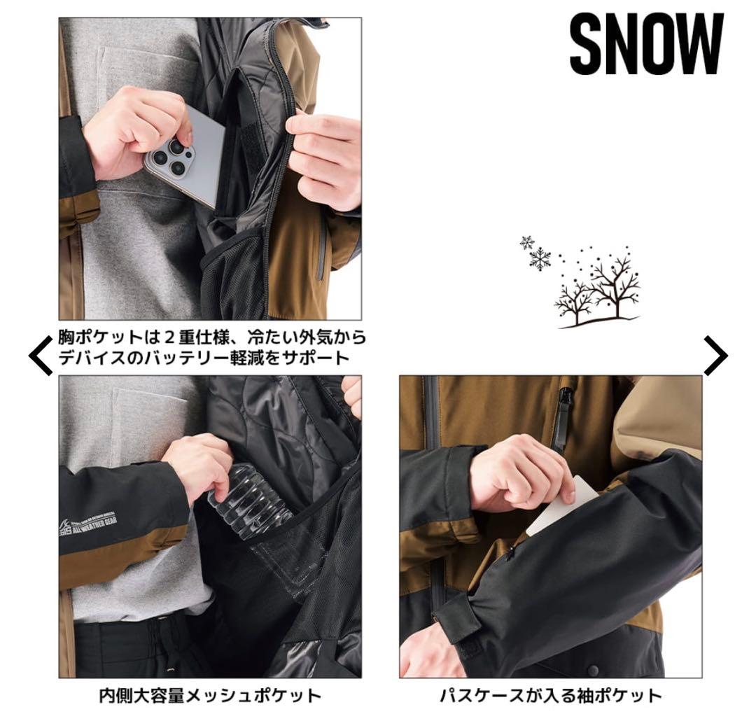 ワークマン　スノー　Mサイズ スノーウェア WORKMAN