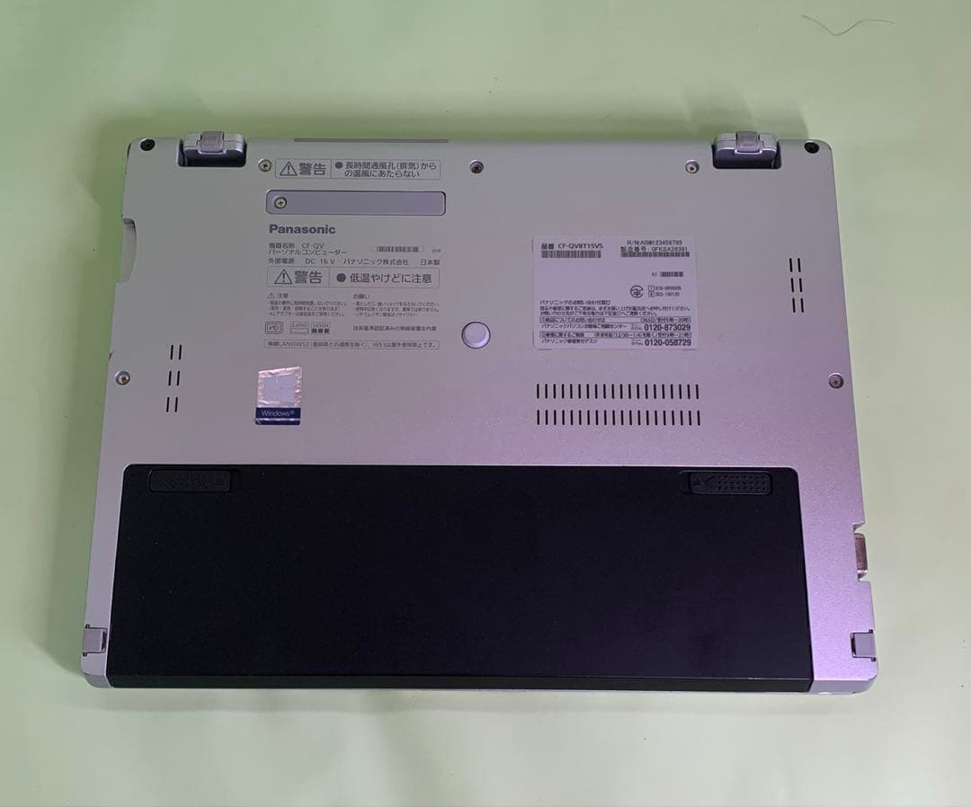 Windowsノート本体 Panasonic CF-QV8 Core i5 16GB SSD 512GB
