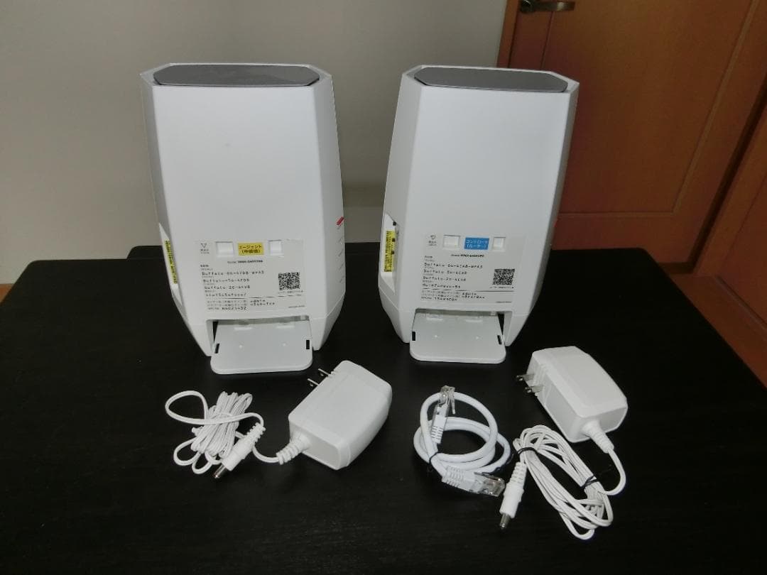 バッファローWi-Fi 6E 11ax6GHz AXE5400メッシュ2個セット