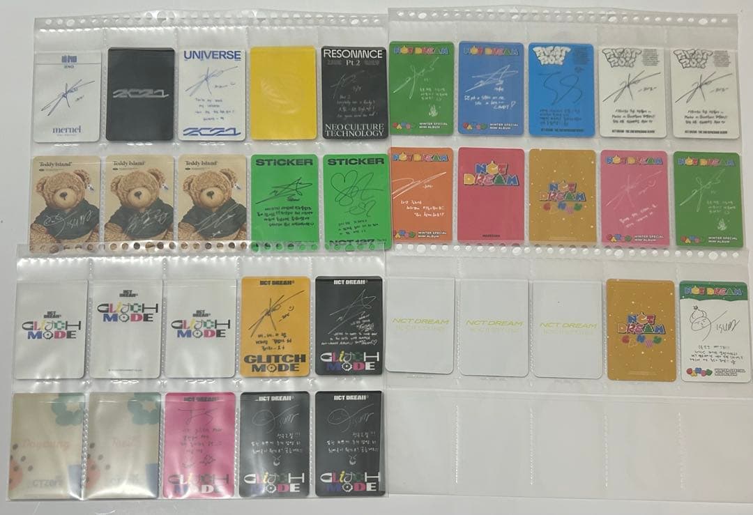 NCT 127 DREAM wayV トレカ まとめ売り