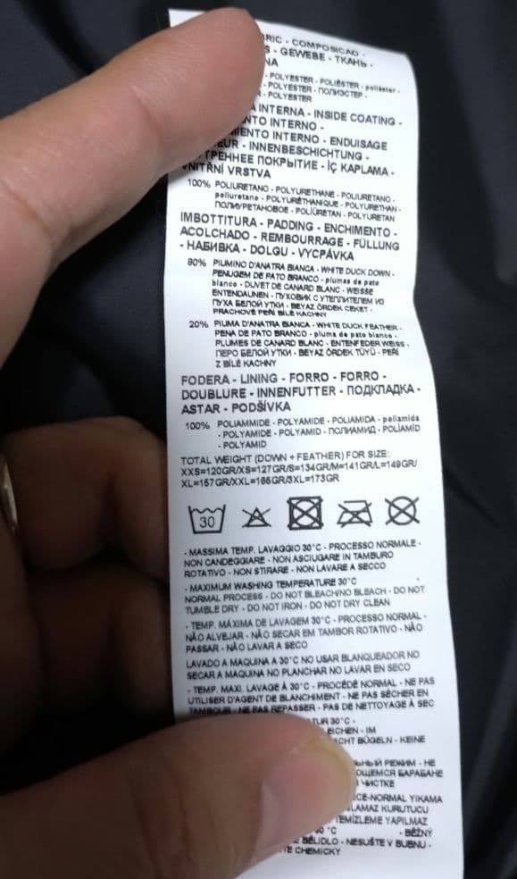 ❴本物·正規❵　エンポリオアルマーニEA7 ブラック ダウンジャケットМサイズ