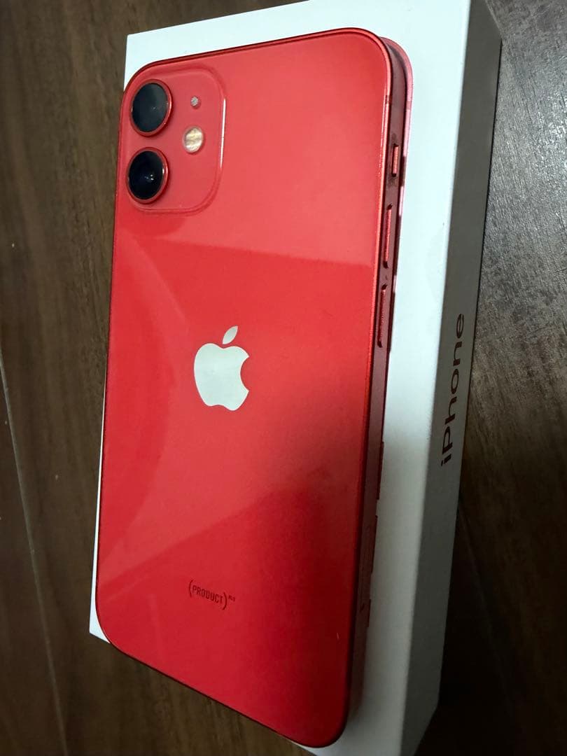 iPhone12mini RED 64GB バッテリー76% 初期化済み