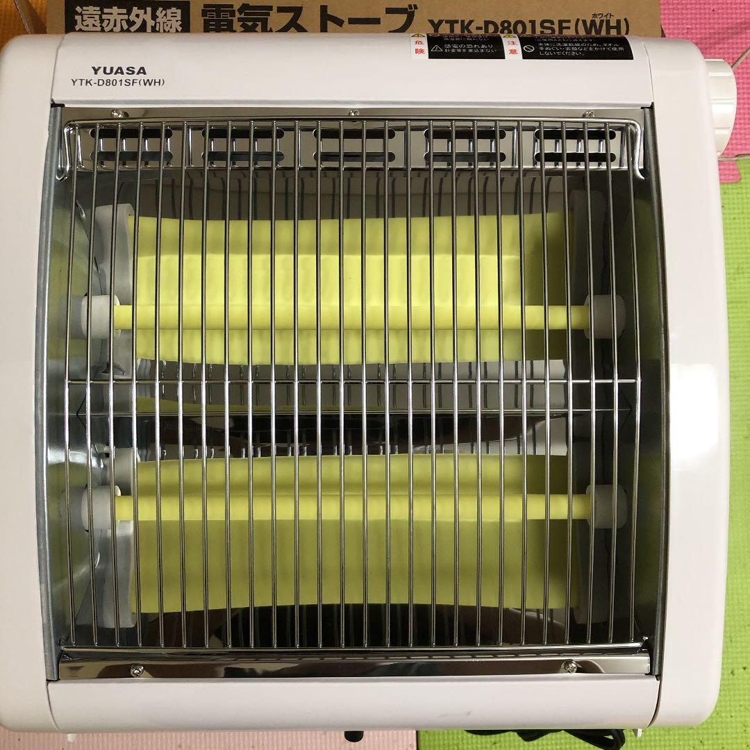 電気ヒーター YUASA YTK-D801SF(WH)