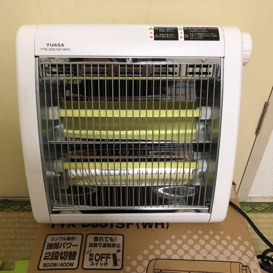 電気ヒーター YUASA YTK-D801SF(WH)