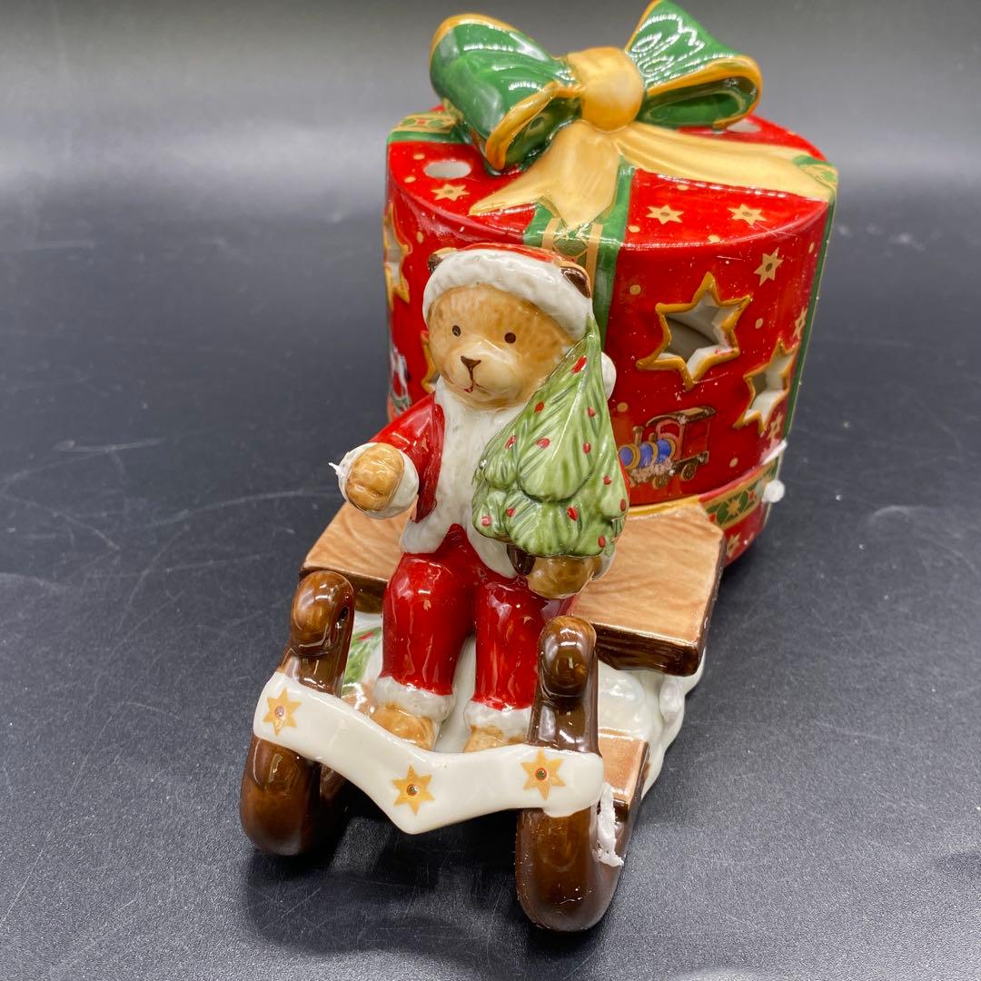 箱付き　ビレロイ&ボッホ　置物　クリスマス　キャンドルホルダー　　no.139