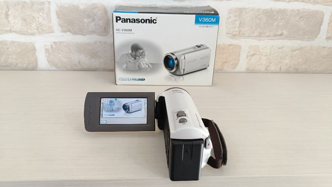 【美品♪】Panasonic FULL HD ビデオカメラ HC-V360M